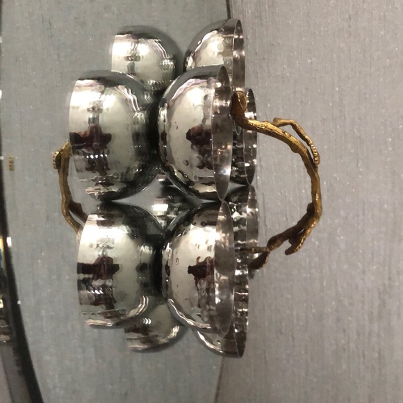 sectional plate. Hammer silver - Picture 2 of 6